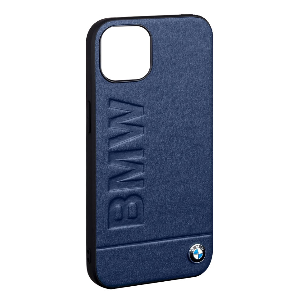Чехол для iPhone 13 Mini  Чехолер Кожаный чехол BMW SLL для iPhone 13 Mini (Синий)