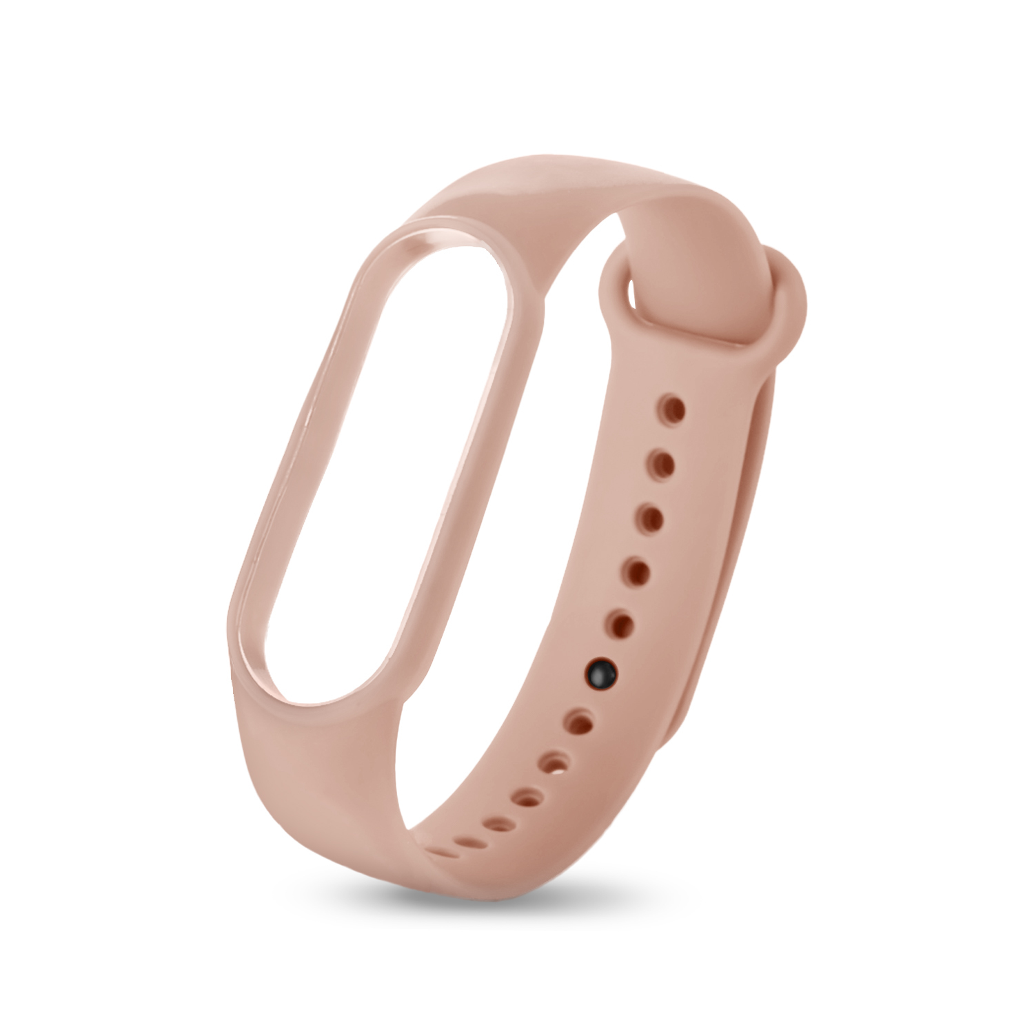 Силиконовый ремешок Silicon Loop для Xiaomi Mi Band 5 (Розовый лотос)
