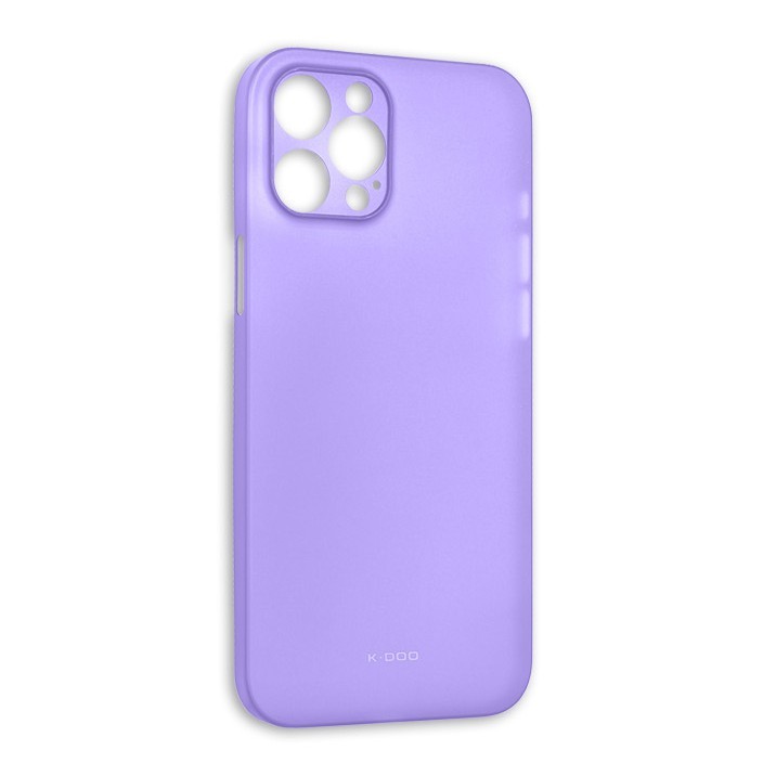  Ультратонкий чехол с защитой камеры K-Doo Air Skin для iPhone 12 Pro Max (Фиолетовый)