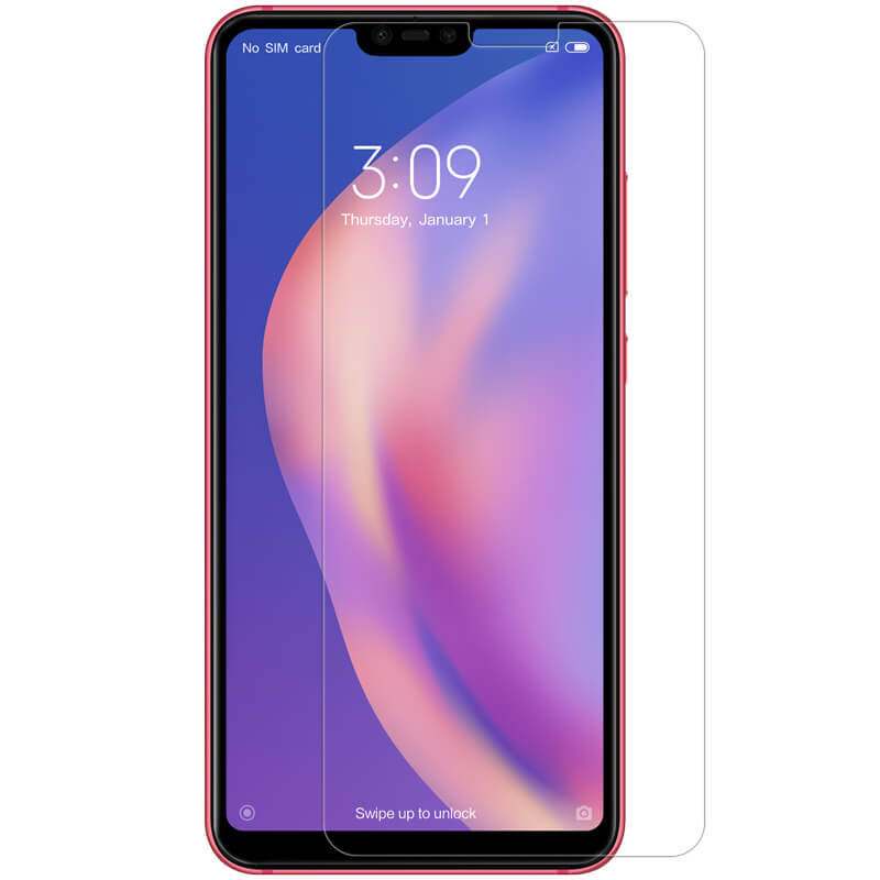 Защитное стекло Same с отступами от края экрана для Xiaomi Mi 8 Lite 0.3mm (Глянцевое)