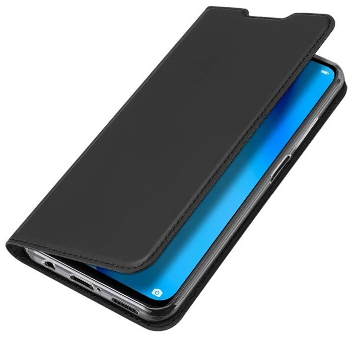 Чехол книжка-подставка Dux Ducis с магнитом для Xiaomi Redmi Note 10 (Черный)
