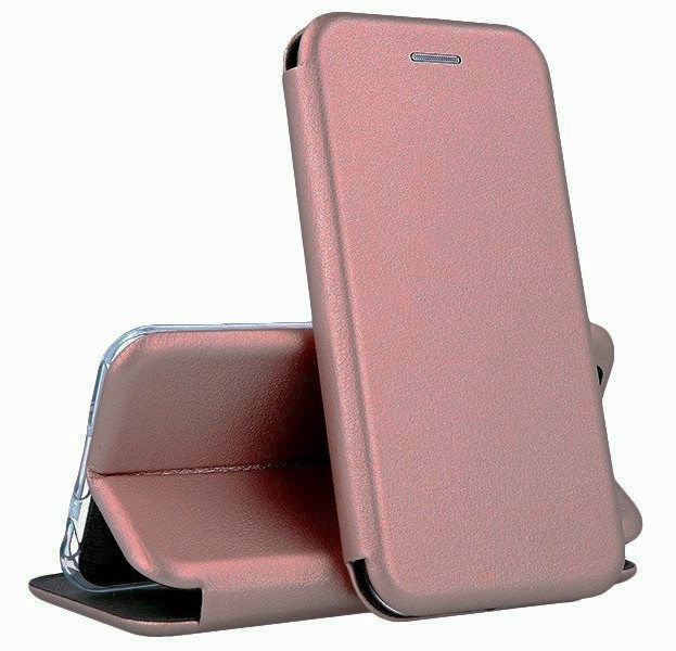  Чехол-книжка из эко-кожи Deppa Clamshell для Samsung Galaxy A20s (Розовое золото)