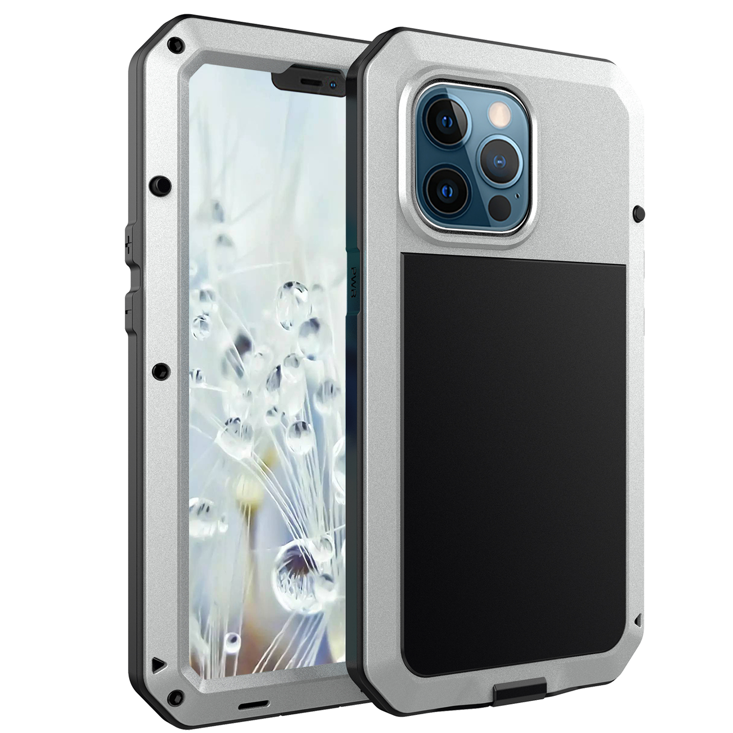 Чехлы для iPhone 13 Pro  Чехолер Чехол бронированный Taktik Extreme для iPhone 13 Pro (Серебро)