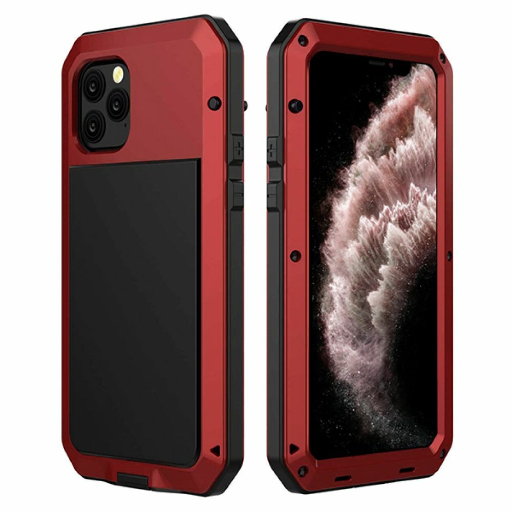 Чехол бронированный Taktik Extreme для iPhone 12 Pro Max (Красный)