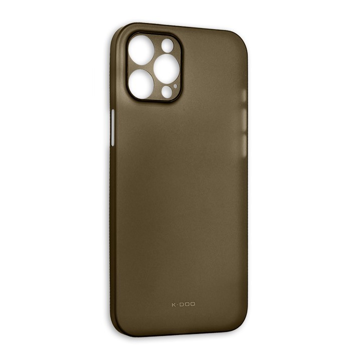  Ультратонкий чехол с защитой камеры K-Doo Air Skin для iPhone 12 Pro Max (Коричневый)