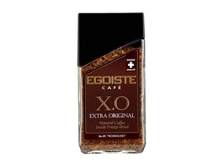   ShopKofe Кофе молотый в растворимом Egoiste X.O. Extra Original, 100 г стеклянная банка (Эгоист)