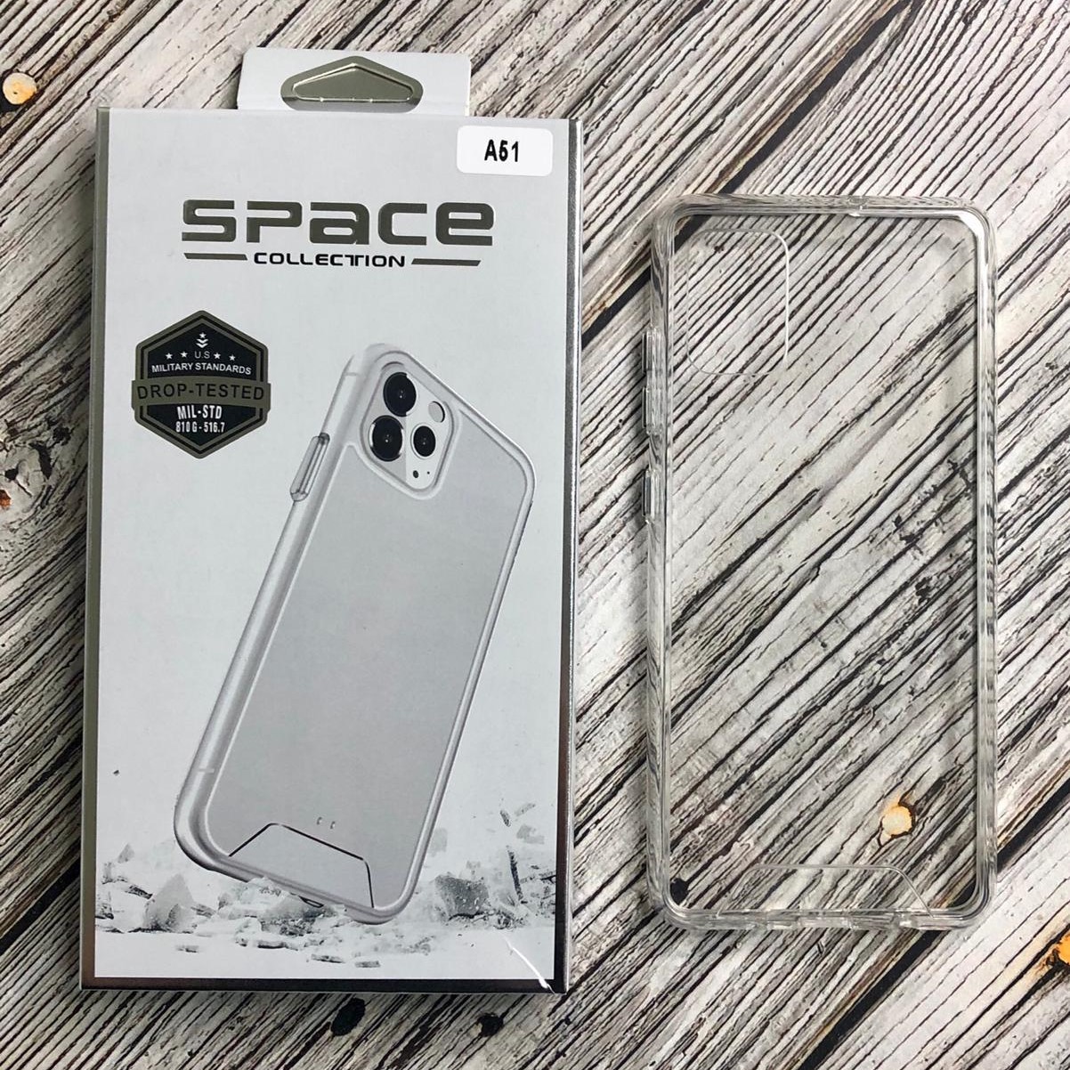  Противоударный чехол Space TPU+PC для Samsung Galaxy A51 (Прозрачный)