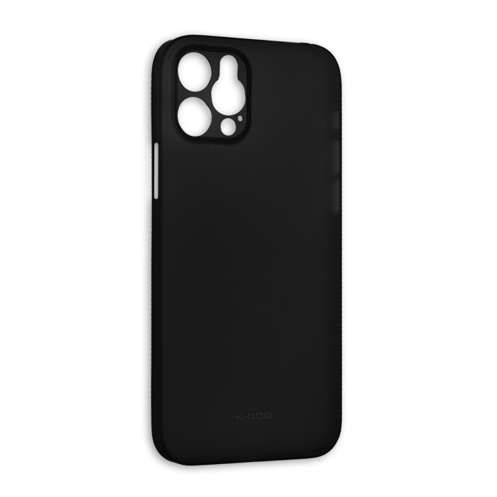 Ультратонкий чехол с защитой камеры K-Doo Air Skin для iPhone 12 Pro (Чёрный)