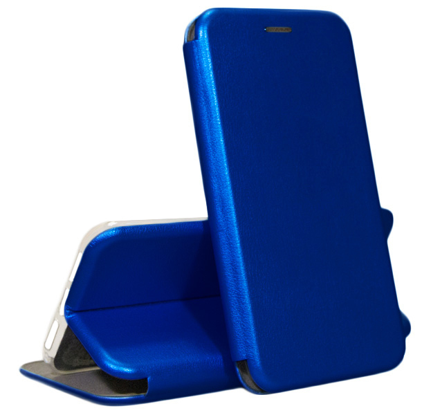 Чехол-книжка из эко-кожи Deppa Clamshell для Samsung Galaxy A01 Core 2020 (Синий)