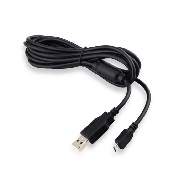 Кабель USB/Micro-USB DOBE для зарядки джойстика Dualshock 4 (PS4) 200 см (Черный)