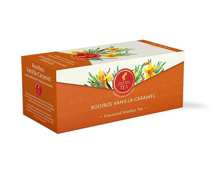   ShopKofe Чай травяной в пакетиках Julius Meinl Rooibos Vanilla-Caramel, 25 пак/уп (Юлиус Майнл)