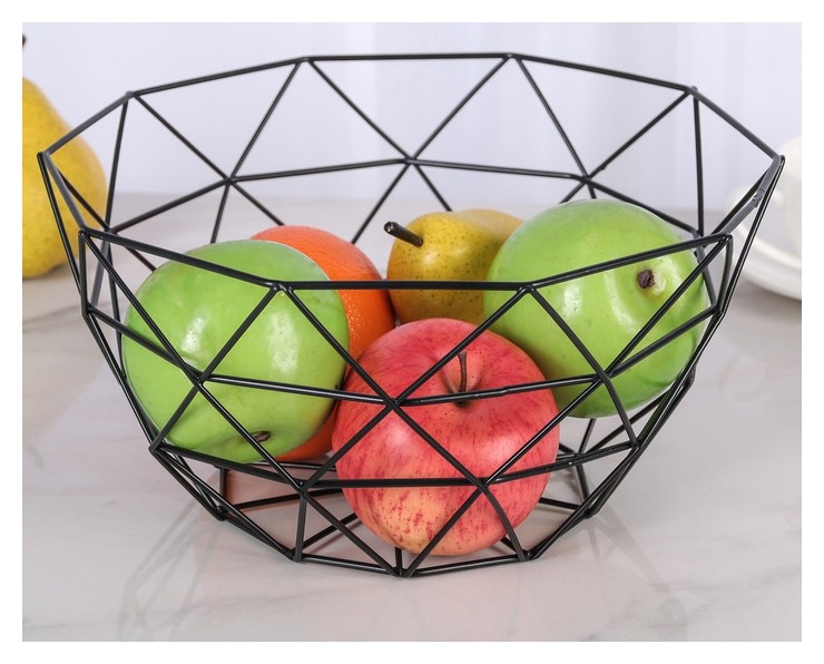 Ваза для фруктов 27×27×14 см Геометрия