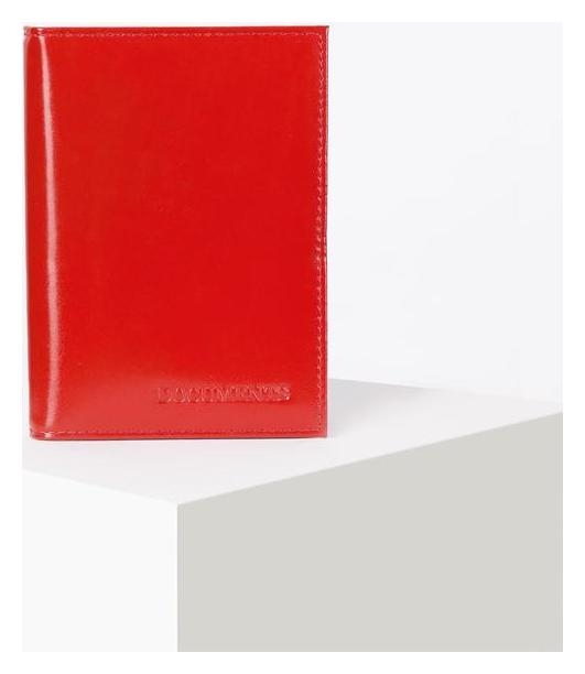   Белорис Обложка для автодокументов с паспортом, с вкладышем, цвет алый