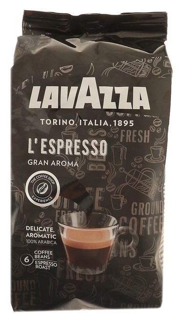  Кофе Lavazza Gran Aroma Bar в зёрнах. 1кг