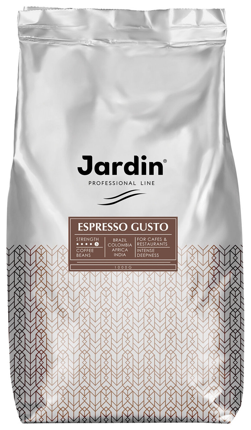 Кофе в зернах Jardin (Жардин) Espresso Gusto, натуральный, 1000 г, вакуумная упаковка, 0934-08