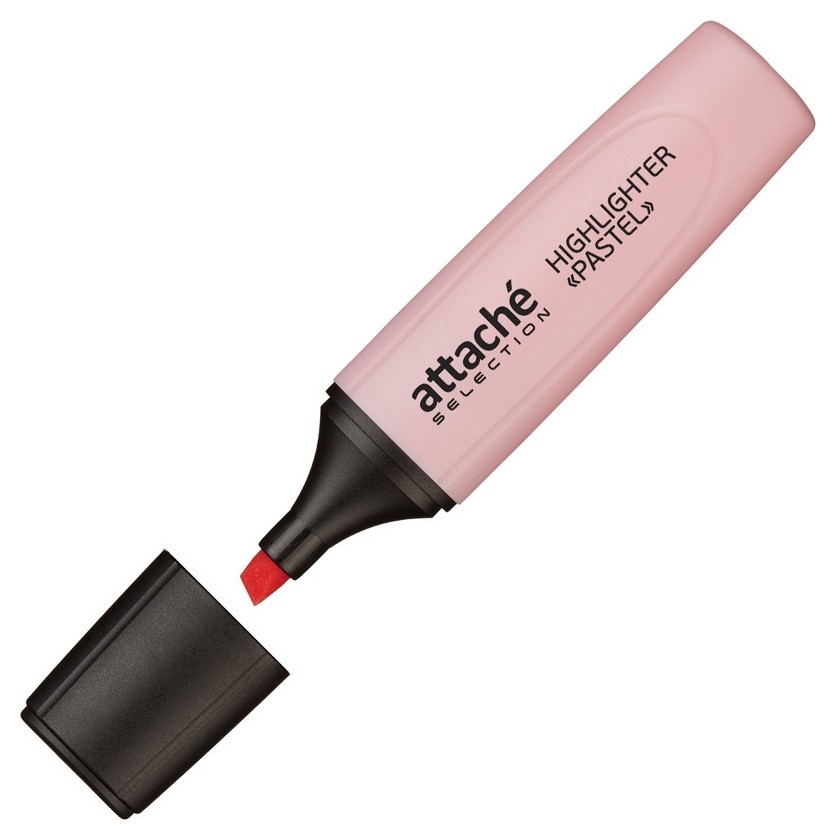 Маркер выделитель текста Attache Selection Pastel 1-5 мм розовый