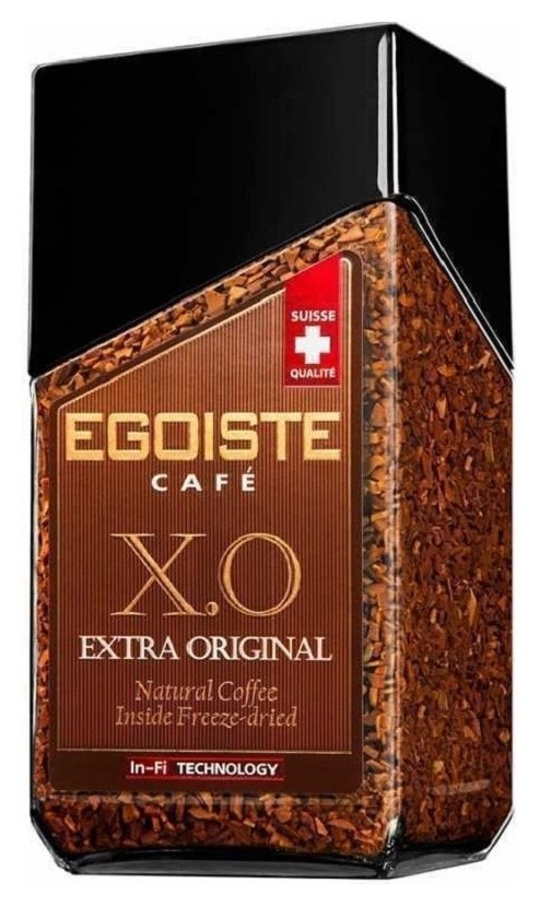   Белорис Кофе Egoiste X.o. Extra Original растворимый, 100г стекло