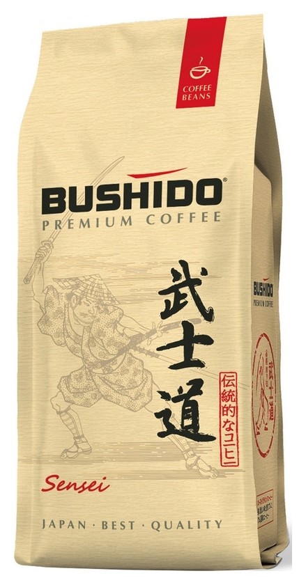  Кофе Bushido Sensei в зернах, 227г