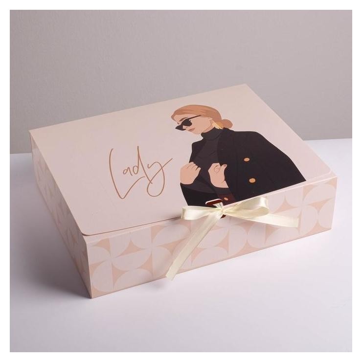 Коробка складная подарочная «Нежность», 31 × 24,5 × 9 см
