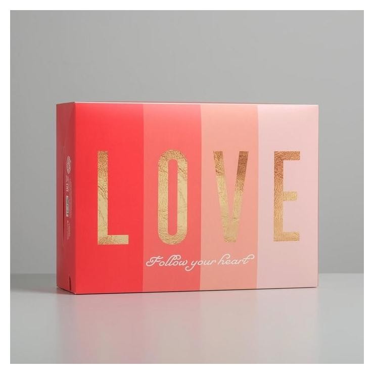 Коробка складная «Любовь», 22 × 30 × 10 см
