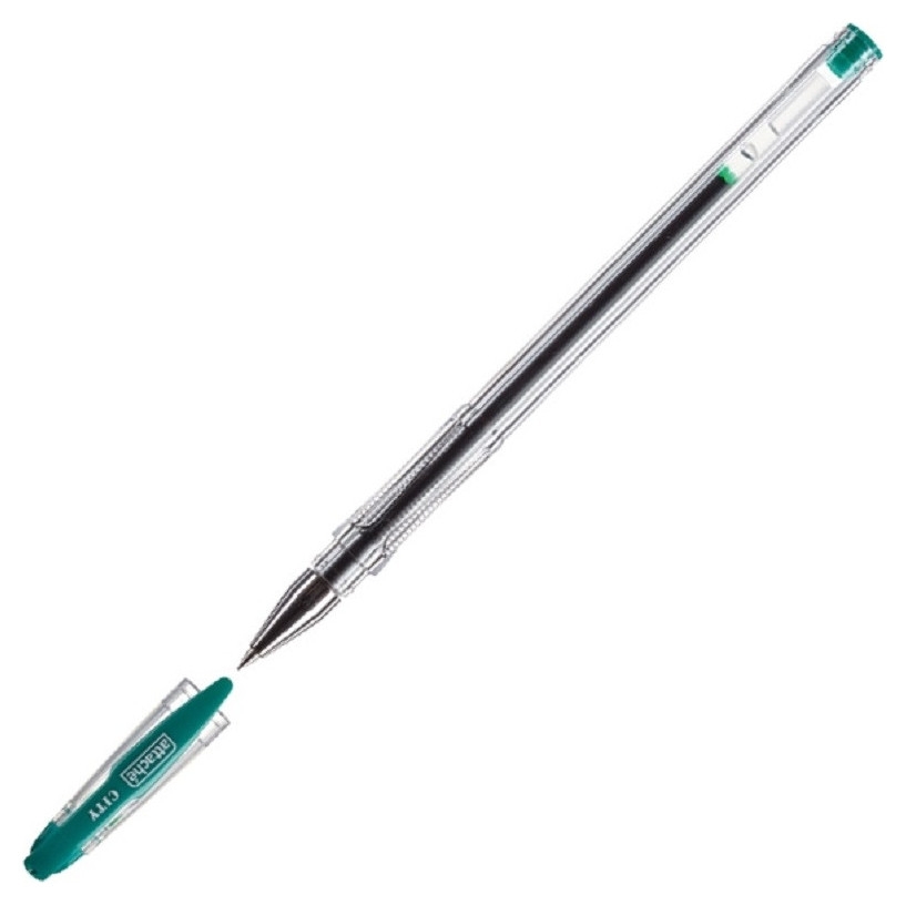 Ручка гелевая Attache City 0,5мм зеленый россия