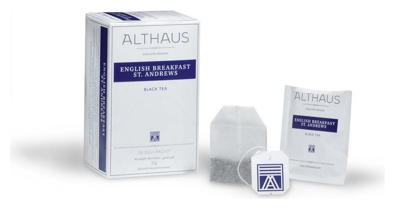 Чай Althaus Deli Packs English Breakfast 20 пакx1,75гр/уп