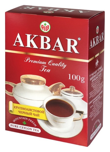 Чай Akbar Mountain Fresh листовой черный Opa, 100 г