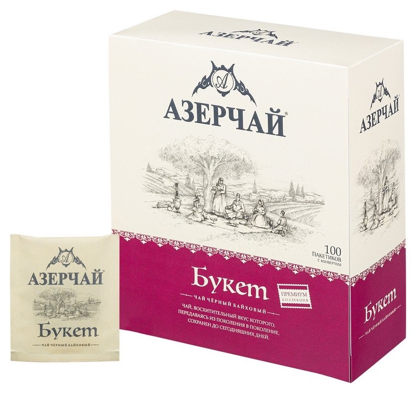 Чай азерчай Premium Collection Buket черн.байх с кон., 100пакx1,6гр 414122