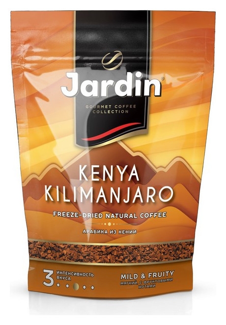 Кофе Jardin кения килиманджаро растворимый, пакет 150 г.