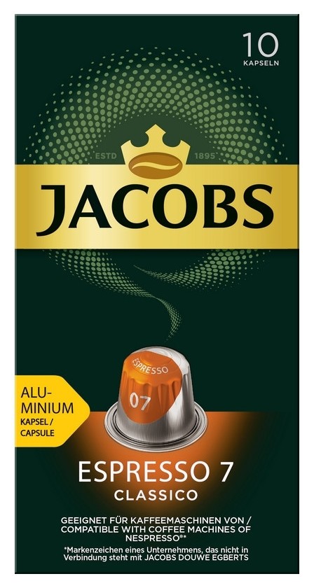 Кофе в капсулах Jacobs Espresso 7 Classico, 10x5г