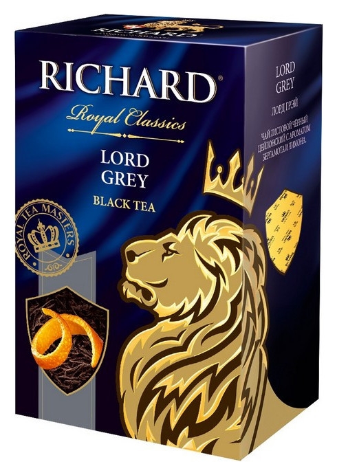 Чай Richard Lord Grey черный листовой, 90г