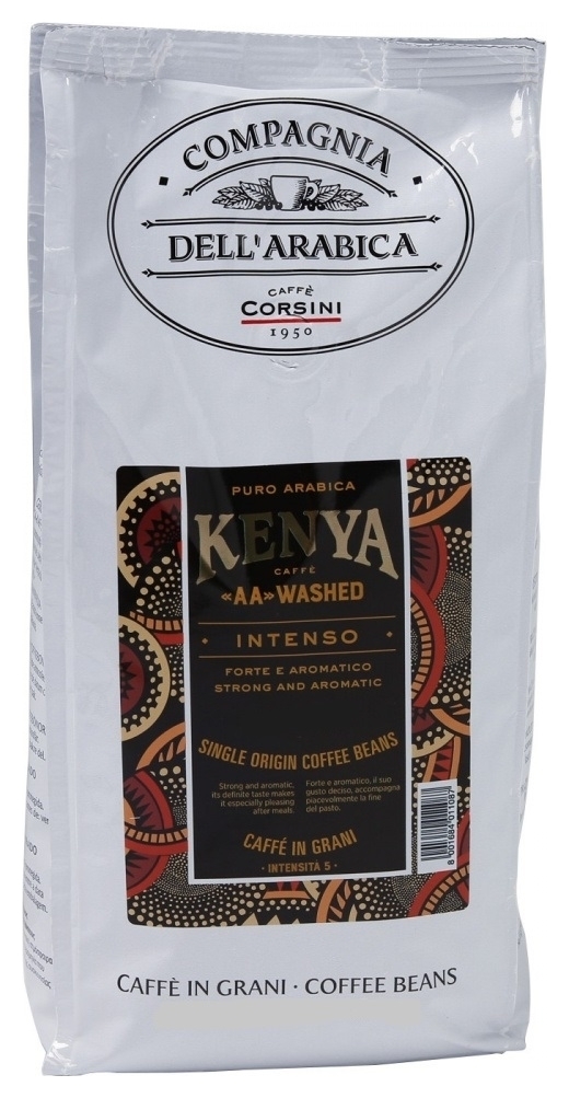   Белорис Кофе в зернах Compagnia Dell`arabica Puro Arabica Kenya AA Washed, 500г