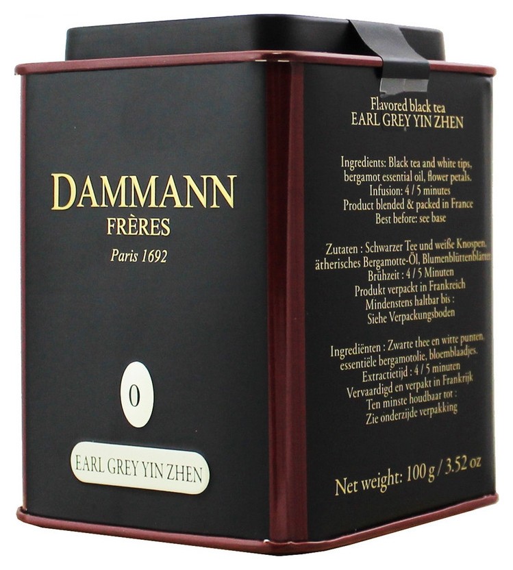 Чай Dammann The Earl Grey Yinzhen листовой черн., 100г ж/б, 6745