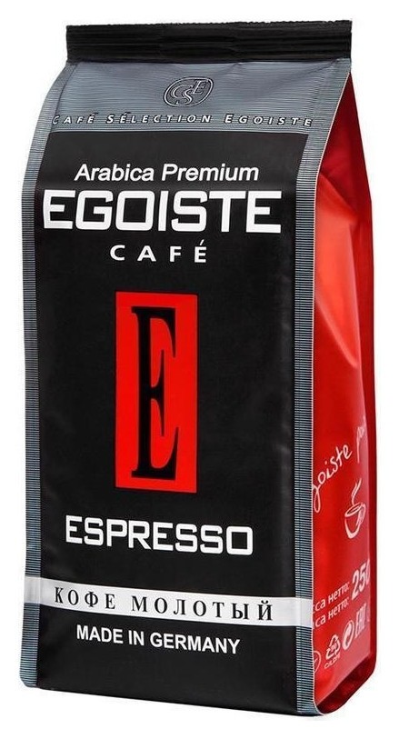   Белорис Кофе Egoiste Espresso молотый,250г