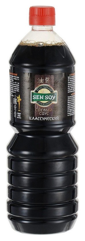 Соус соевый классический sen Soy бутылка, 1л.