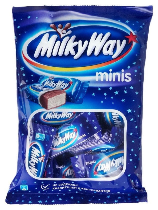 Шоколадный батончик Milky Way мини 176г