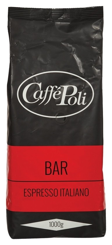 Кофе Caffe Poli Bar в зернах, 1 кг.