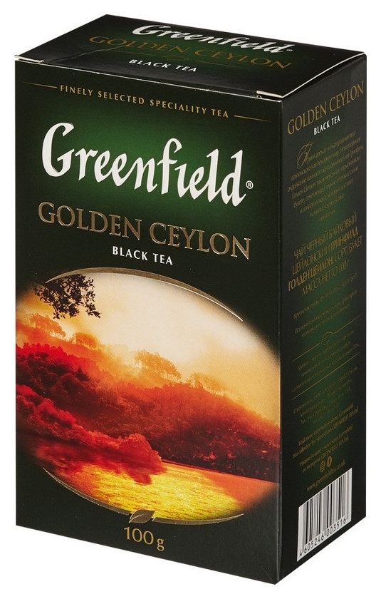 Чай Greenfield Golden Ceylon листовой черный,100г 0351-14