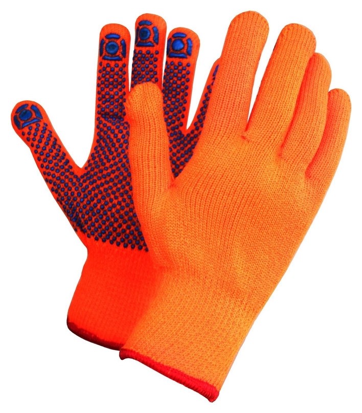Перчатки защитные зимние акриловые с ПВХ покрытием