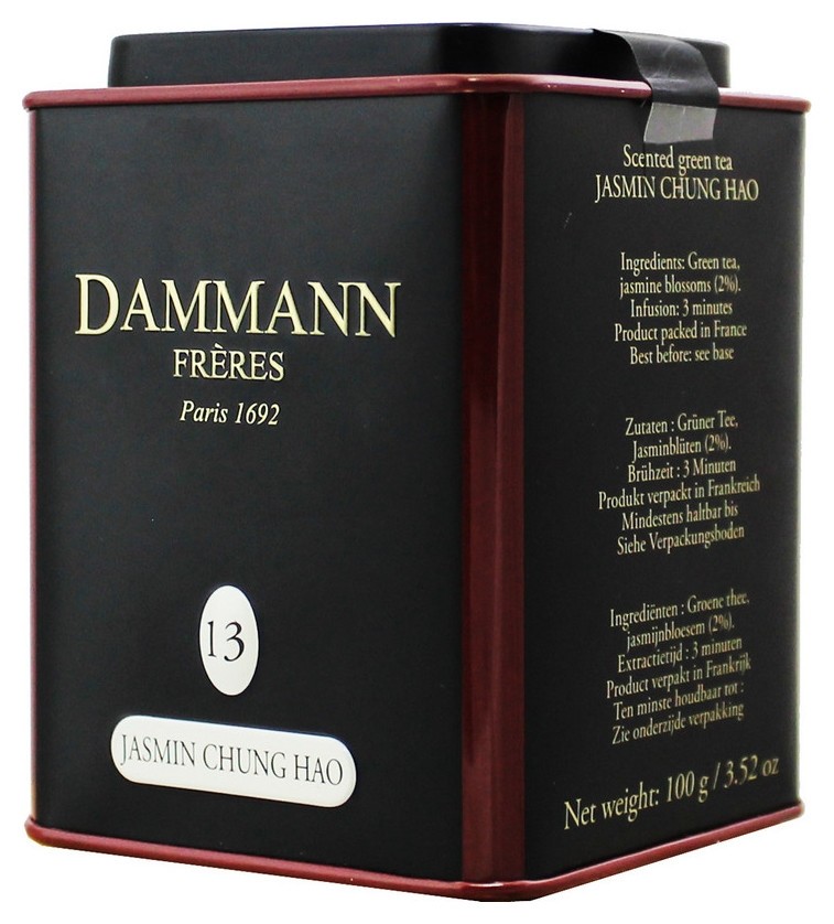 Чай Dammann The Jasmin листовой зелен., 100г ж/б 6758