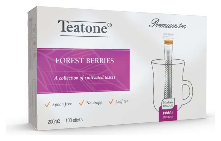 Чайный напиток лесные ягоды Teatone в металл.стике. 100 шт./уп.1257