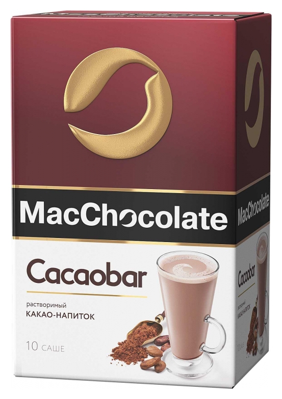 Какао Mac Chocolate Cacaobar, 10штx20г