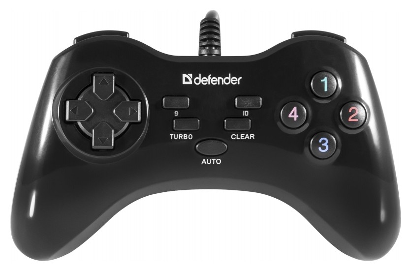 Геймпад проводной (PC) Defender Game Master G2 Usb, черный