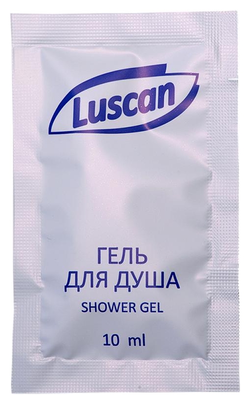 Гель для душа Luscan, саше 10мл, 500 шт