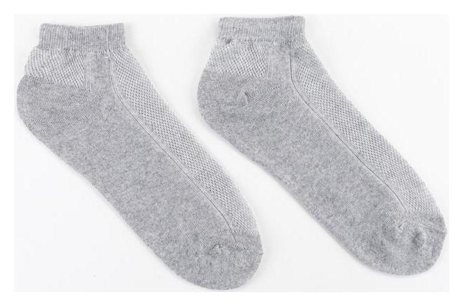 Колготки, чулки, носки  Белорис Носки женские короткие, цвет серый, размер 38-40 (25 см)
