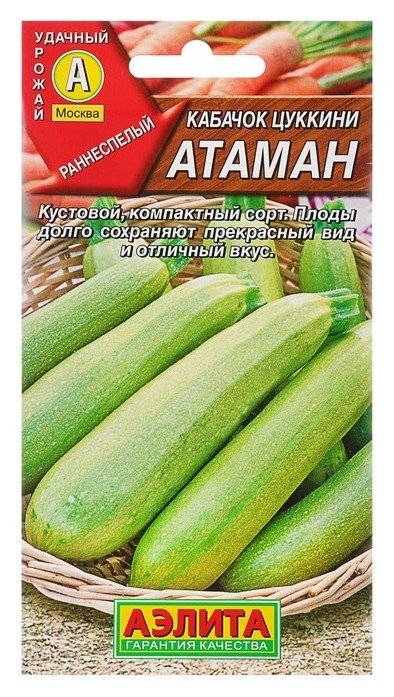 Семена кабачок цуккини Атаман, 1 г