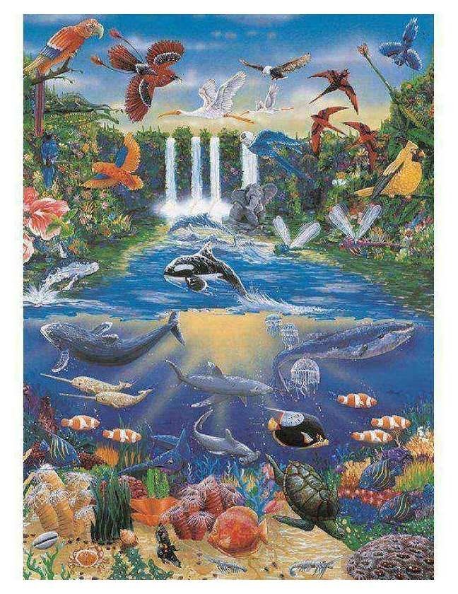 Бумага для декупажа Ocean Jungle, 210х297 мм