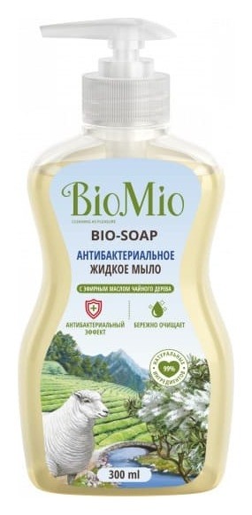 Biomio. Bio-soap экологичное жидкое мыло с эфирным маслом чайного дерева. 300 мл.