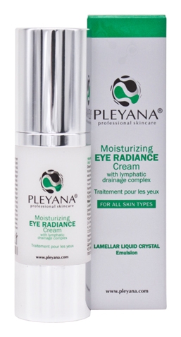 Крем вокруг глаз Pleyana, крем-сияние увлажняющий для контура глаз с лимфодренажным комплексом, 30 мл
