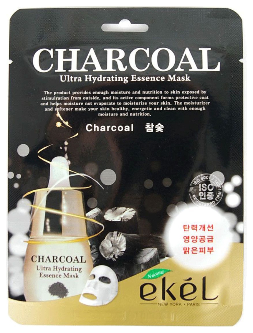 Маска для лица тканевая с экстрактом древесного угля Charcoal Ultra Hydrating Essence Mask